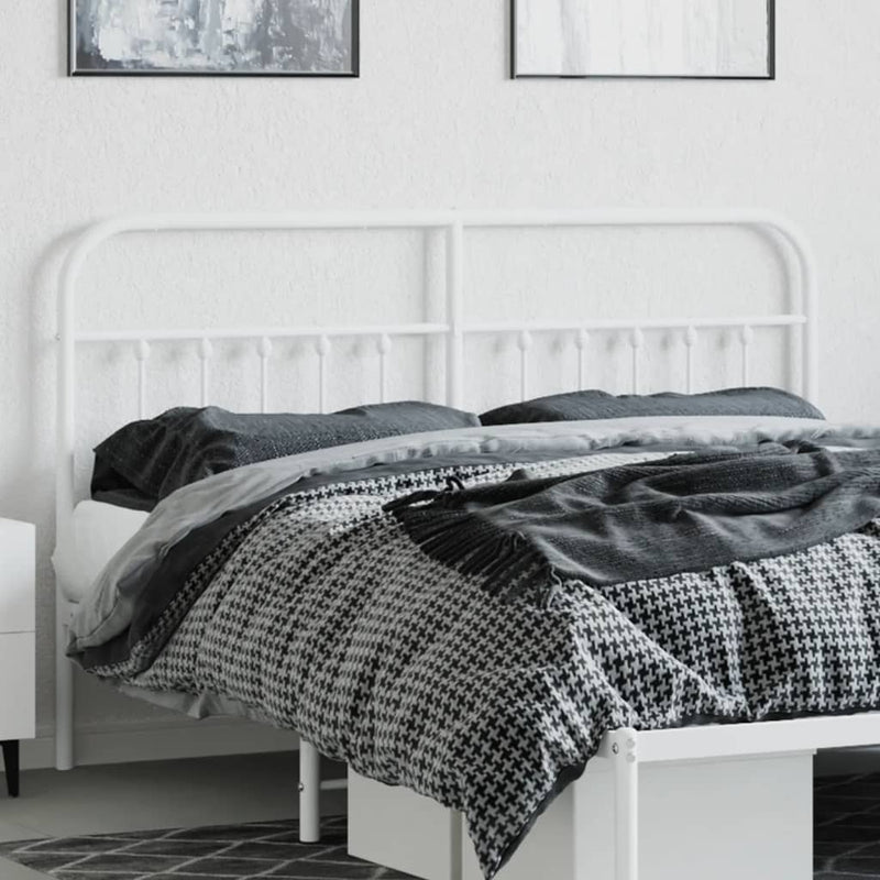 vidaXL fehér fém fejtámla 180 cm