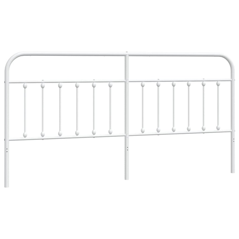vidaXL fehér fém fejtámla 200 cm