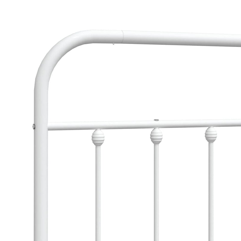 vidaXL fehér fém fejtámla 200 cm