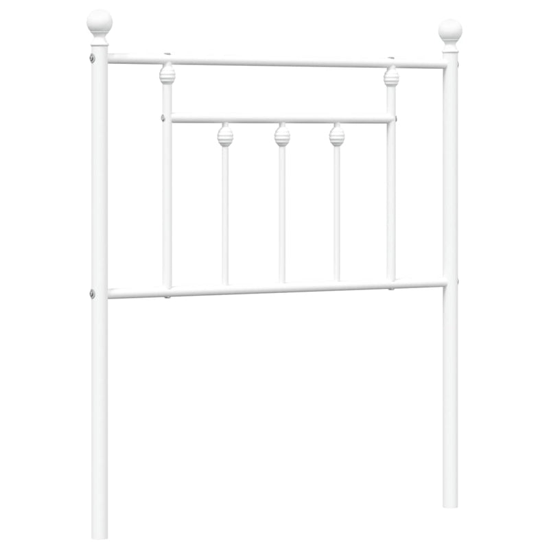 vidaXL fehér fém fejtámla 75 cm