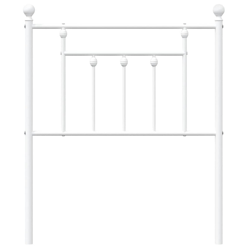 vidaXL fehér fém fejtámla 75 cm