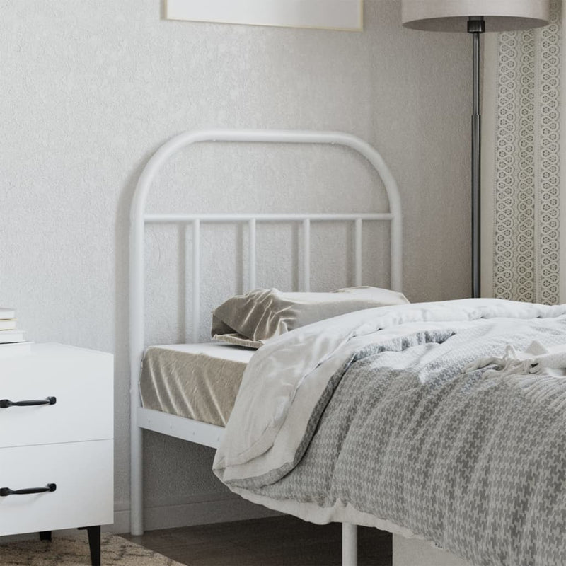 vidaXL fehér fém fejtámla 75 cm