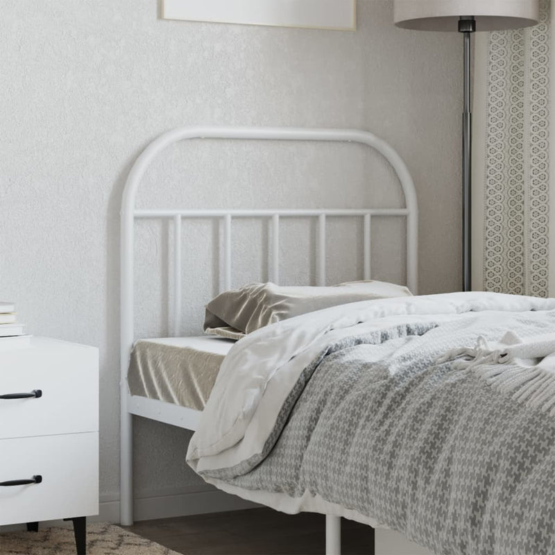 vidaXL fehér fém fejtámla 80 cm