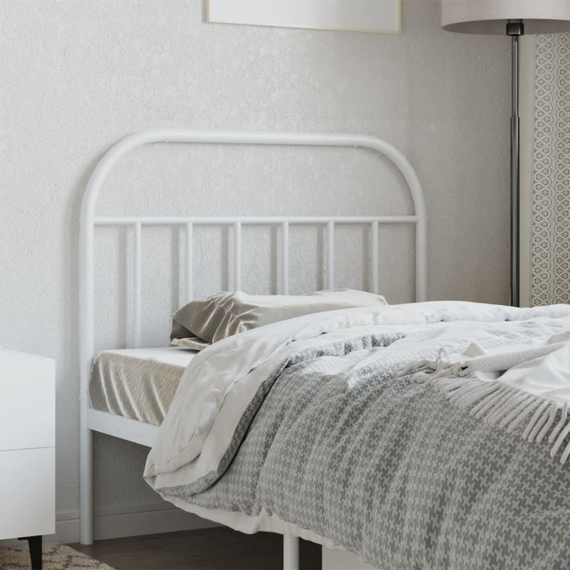 vidaXL fehér fém fejtámla 100 cm