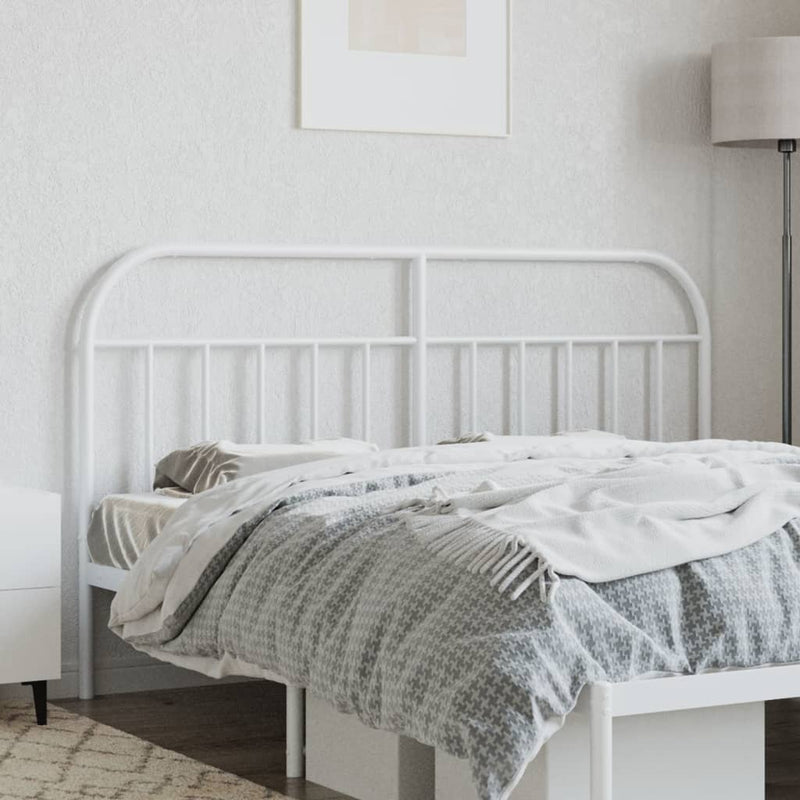 vidaXL fehér fém fejtámla 180 cm