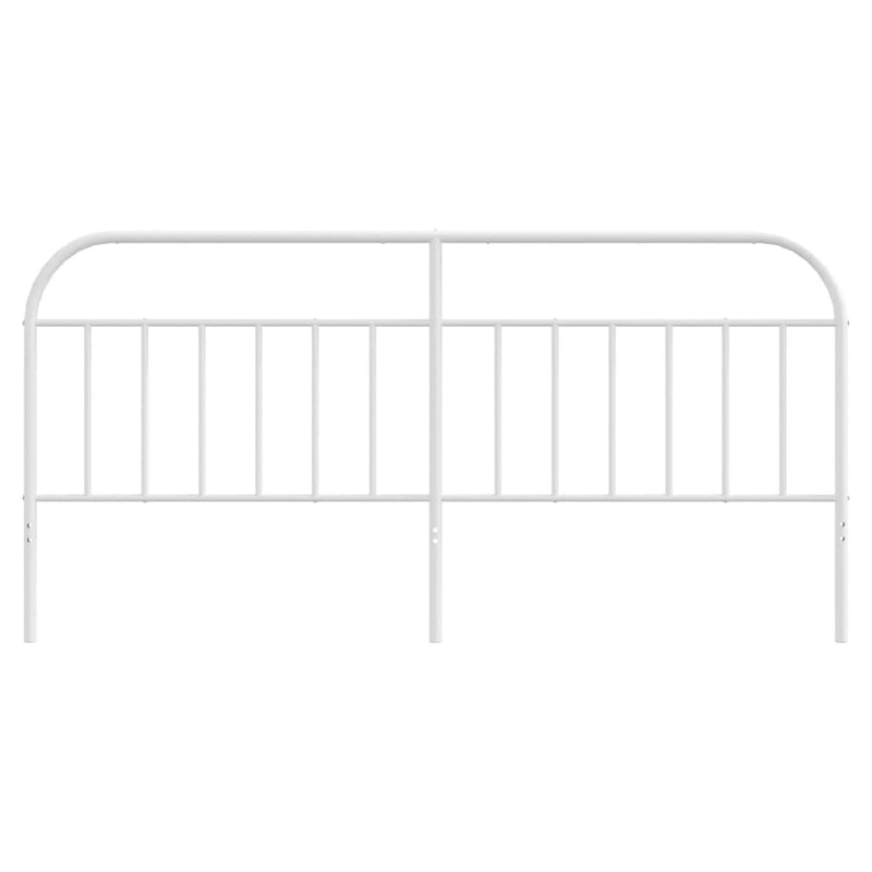 vidaXL fehér fém fejtámla 200 cm