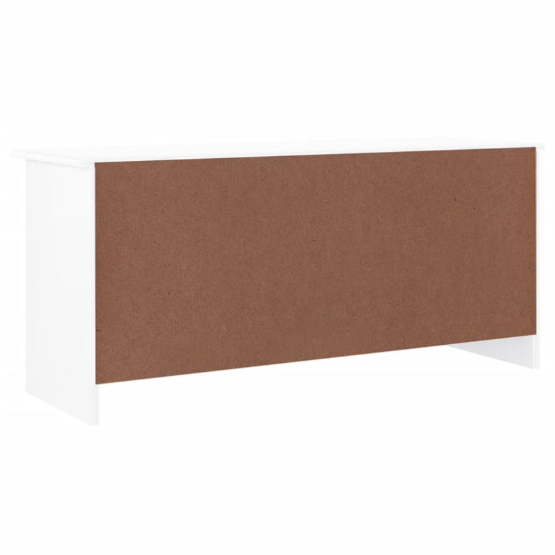 vidaXL ALTA fehér tömör fenyőfa cipőszekrény 100x35x45 cm