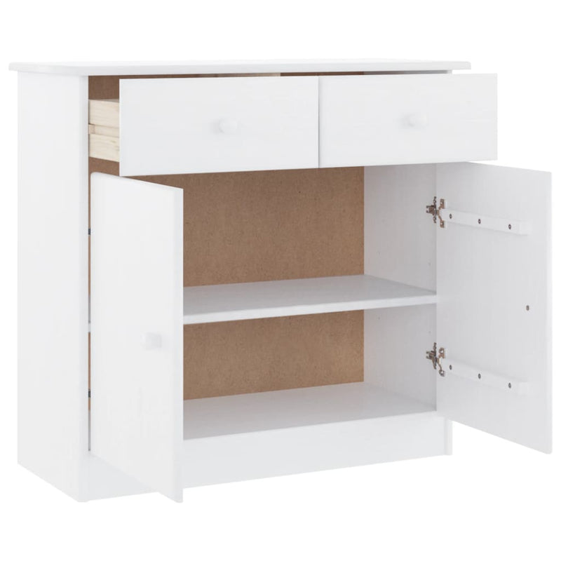vidaXL ALTA tömör fenyőfa TV-szekrény 77x35x73 cm