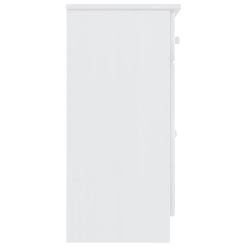vidaXL ALTA tömör fenyőfa TV-szekrény 77x35x73 cm