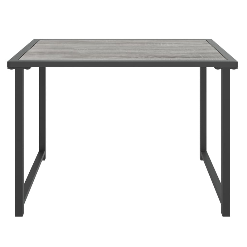 vidaXL antracitszürke acél kerti asztal 55x40x37 cm