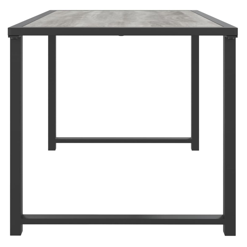 vidaXL antracitszürke acél kerti asztal 55x40x37 cm