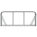 vidaXL antracit színű horganyzott acél fatörzstartó 234 x 45 x 100 cm