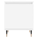 vidaXL 2 db fehér szerelt fa éjjeliszekrény 40 x 30 x 50 cm