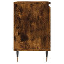 vidaXL 2 db füstös tölgy színű szerelt fa éjjeliszekrény 40x30x50 cm