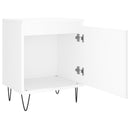 vidaXL 2 db fehér szerelt fa éjjeliszekrény 40 x 30 x 50 cm