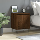 vidaXL barna tölgyszínű szerelt fa éjjeliszekrény 40x30x50 cm