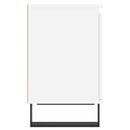 vidaXL 2 db fehér szerelt fa éjjeliszekrény 40 x 30 x 50 cm