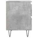 vidaXL 2 db betonszürke szerelt fa éjjeliszekrény 40 x 35 x 50 cm