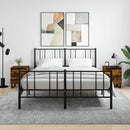 vidaXL 2 db füstös tölgy színű éjjeliszekrény 40 x 35 x 50 cm