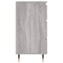 vidaXL 2 db szürke sonoma színű szerelt fa éjjeliszekrény 40x35x69 cm