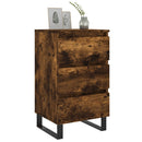 vidaXL 2 db füstös tölgy színű szerelt fa éjjeliszekrény 40x35x69 cm