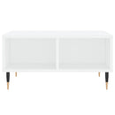 vidaXL fehér szerelt fa dohányzóasztal 60x60x30 cm