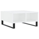 vidaXL fehér szerelt fa dohányzóasztal 60x60x30 cm