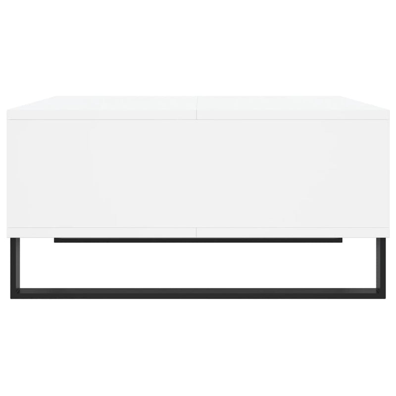 vidaXL fehér szerelt fa dohányzóasztal 60x60x30 cm