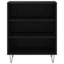 vidaXL fekete szerelt fa tálalószekrény 57 x 35 x 70 cm