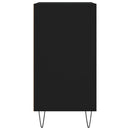 vidaXL fekete szerelt fa tálalószekrény 57 x 35 x 70 cm