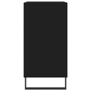 vidaXL fekete szerelt fa tálalószekrény 57 x 35 x 70 cm