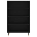 vidaXL fekete szerelt fa magasszekrény 57 x 35 x 90 cm