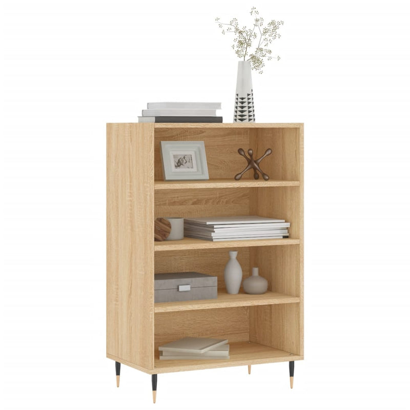 vidaXL sonoma tölgy szerelt fa magasszekrény 57 x 35 x 90 cm