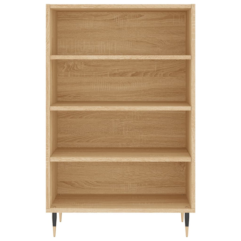 vidaXL sonoma tölgy szerelt fa magasszekrény 57 x 35 x 90 cm