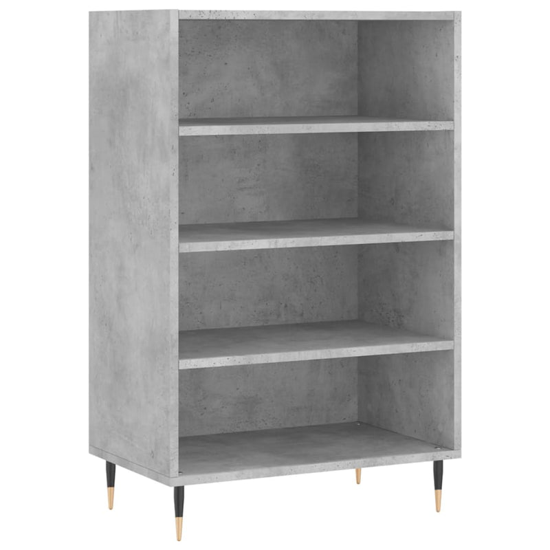 vidaXL betonszürke szerelt fa magasszekrény 57 x 35 x 90 cm