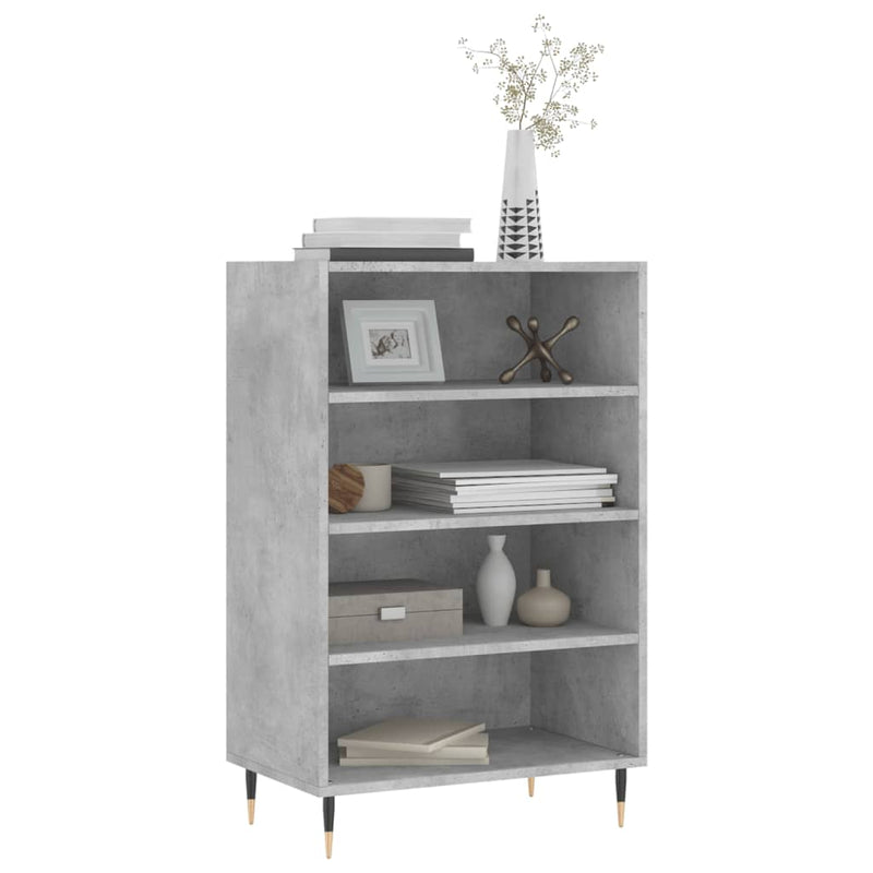 vidaXL betonszürke szerelt fa magasszekrény 57 x 35 x 90 cm