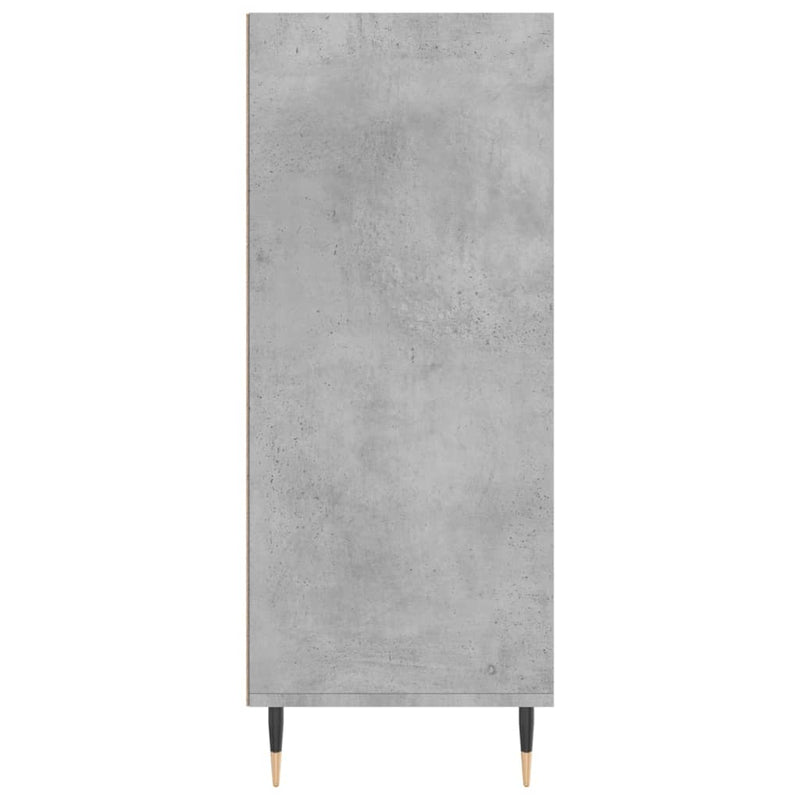 vidaXL betonszürke szerelt fa magasszekrény 57 x 35 x 90 cm