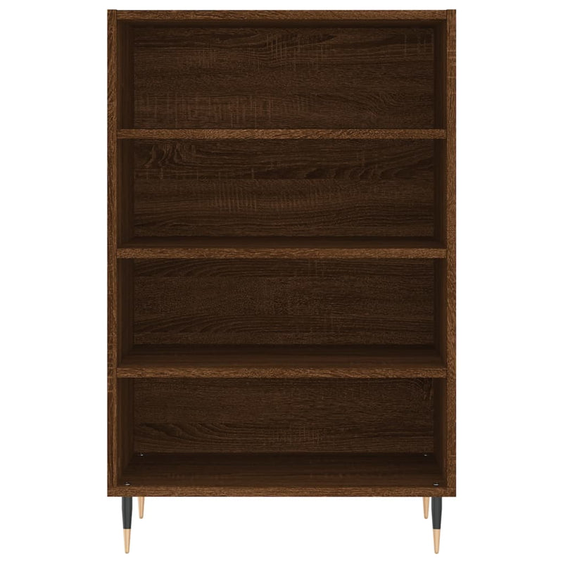 vidaXL barna tölgy színű szerelt fa magasszekrény 57 x 35 x 90 cm