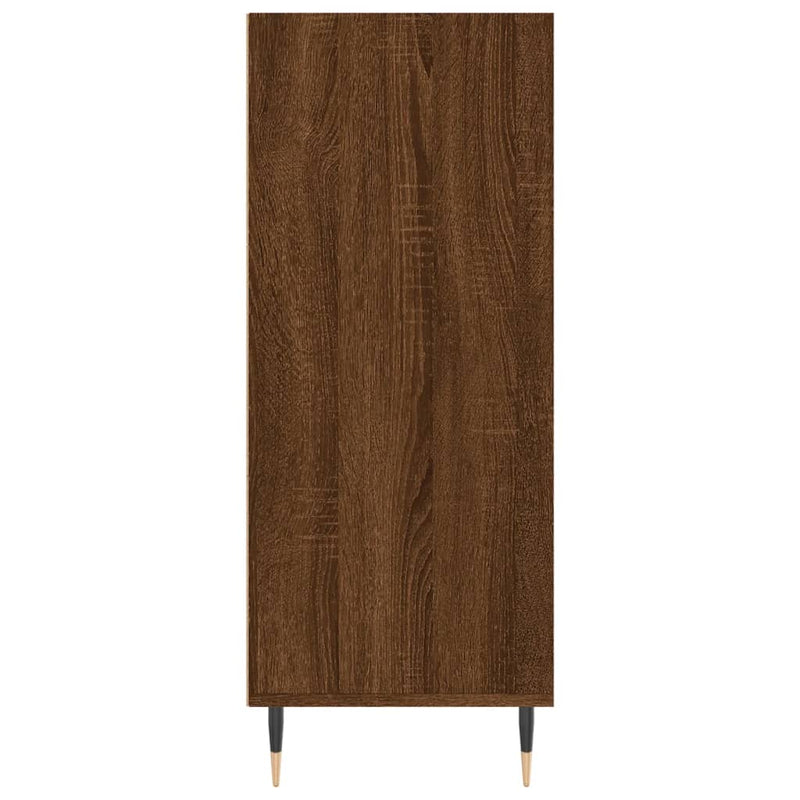 vidaXL barna tölgy színű szerelt fa magasszekrény 57 x 35 x 90 cm