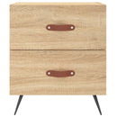 vidaXL 2 db sonoma tölgy színű szerelt fa éjjeliszekrény 40x35x47,5 cm