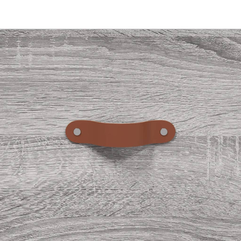 vidaXL 2 db szürke sonoma színű szerelt fa éjjeliszekrény 40x35x47,5cm