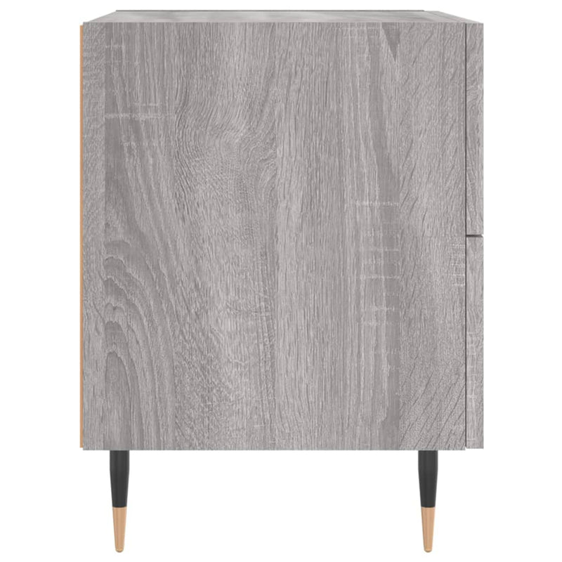 vidaXL szürke sonoma színű szerelt fa éjjeliszekrény 40 x 35 x 47,5 cm
