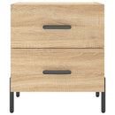 vidaXL 2 db sonoma tölgy színű szerelt fa éjjeliszekrény 40x35x47,5 cm