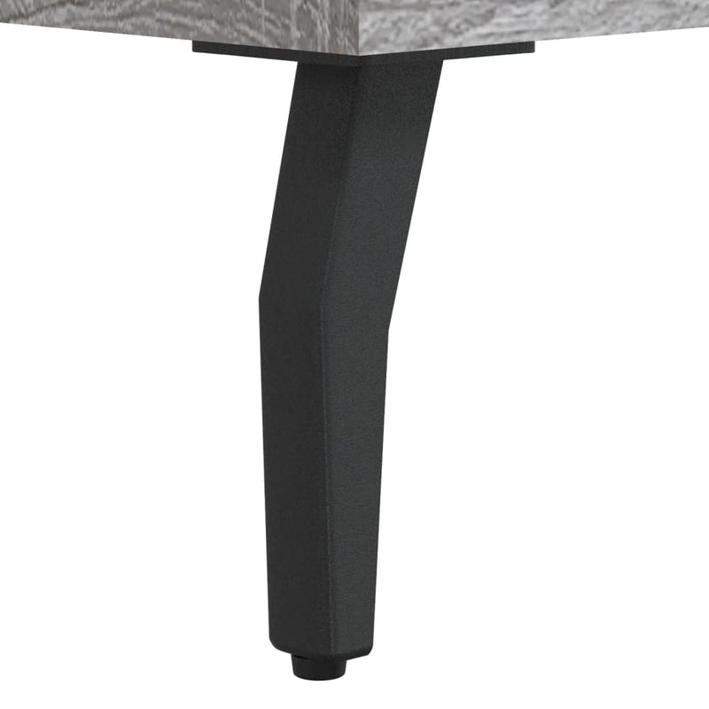 vidaXL 2 db szürke sonoma színű szerelt fa éjjeliszekrény 40x35x47,5cm