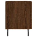 vidaXL 2 db barna tölgyszínű szerelt fa éjjeliszekrény 40x35x47,5 cm