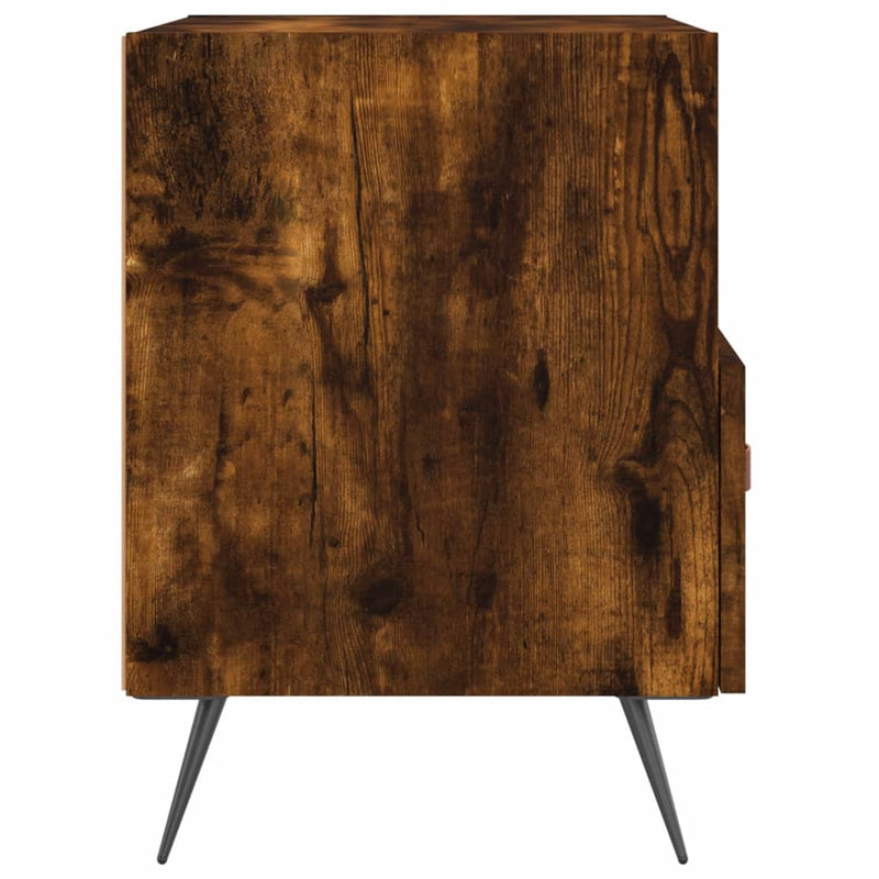 vidaXL füstös tölgy színű szerelt fa éjjeliszekrény 40 x 35 x 47,5 cm