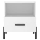 vidaXL 2 db fehér szerelt fa éjjeliszekrény 40 x 35 x 47,5 cm