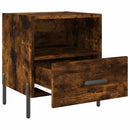 vidaXL 2 db füstös tölgy színű szerelt fa éjjeliszekrény 40x35x47,5 cm