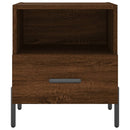 vidaXL 2 db barna tölgyszínű szerelt fa éjjeliszekrény 40x35x47,5 cm