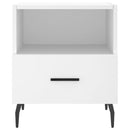 vidaXL 2 db fehér szerelt fa éjjeliszekrény 40 x 35 x 47,5 cm